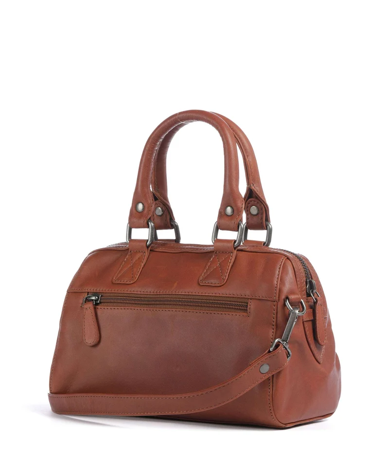 The Chesterfield Brand Wax Pull Up Cow Dalford Sac à main cognac