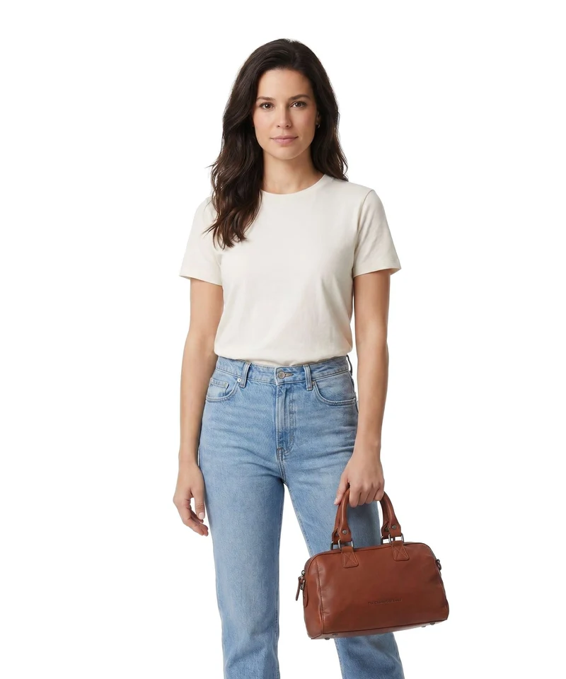 The Chesterfield Brand Wax Pull Up Cow Dalford Sac à main cognac
