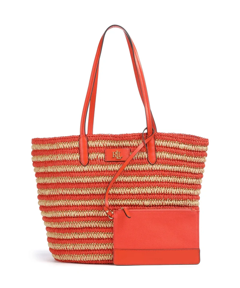 Lauren Ralph Lauren Brie 31 Cabas natural/orange lily