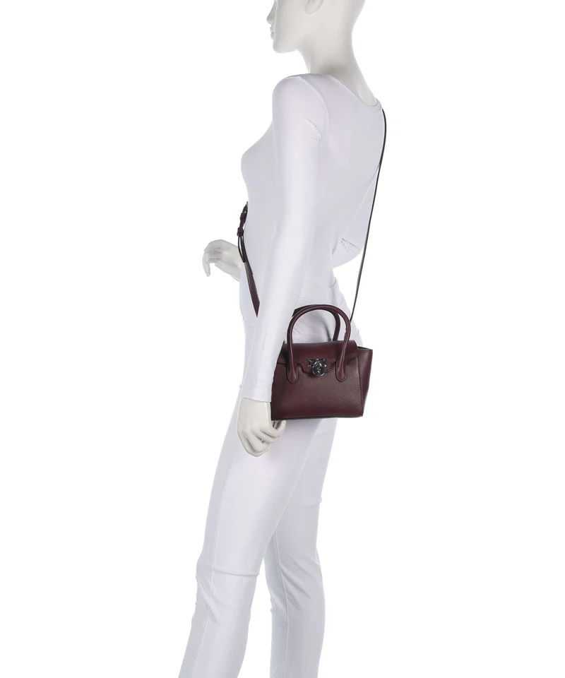 Lauren Ralph Lauren Tanner Small Sac bandoulière dark garnet