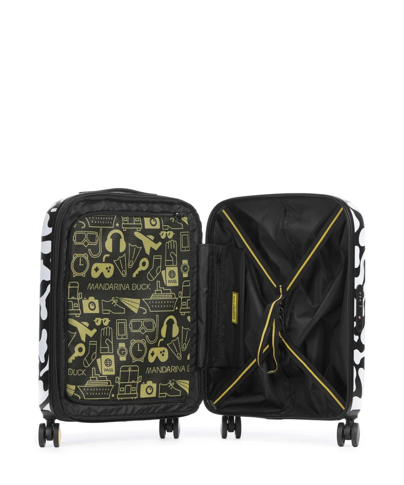 Mandarina Duck Logoduck+ Moire Valise 4 roues moire