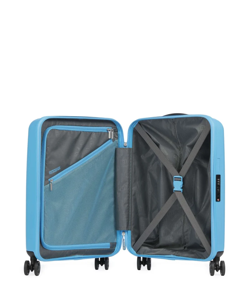 American Tourister Rejoy Valise 4 roues azure blue