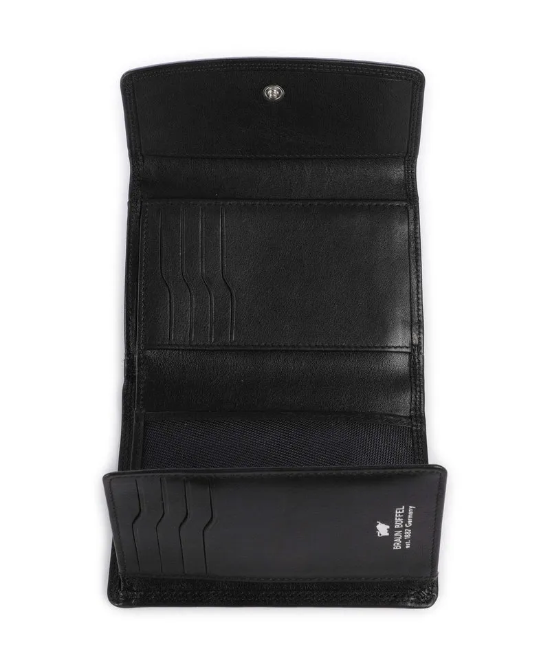 Braun Büffel Golf Portefeuille schwarz