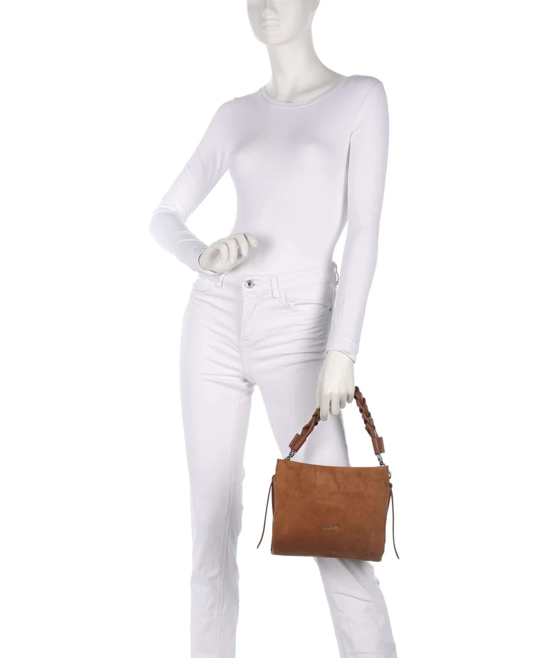 Coccinelle Boheme Suede Sac à main cognac