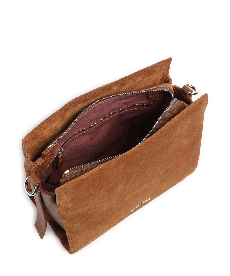 Coccinelle Boheme Suede Sac à main cognac
