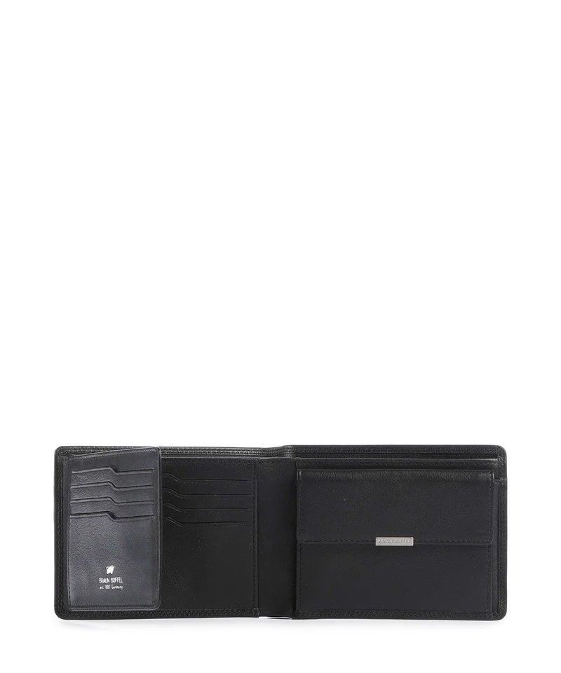 Braun Büffel Golf Portefeuille schwarz