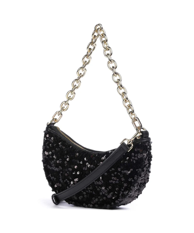 Abro Sequins Moon Sac porté épaule black/gold