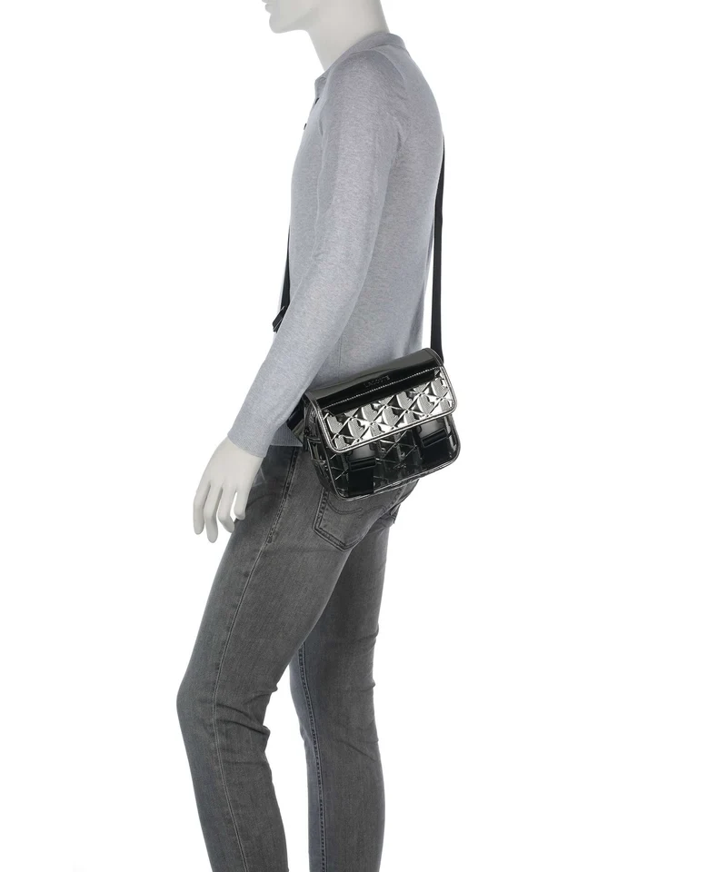Lacoste Holiday Sac bandoulière silver/black