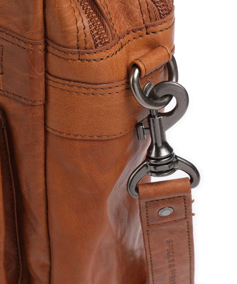 Spikes & Sparrow Bronco Porte-document cognac