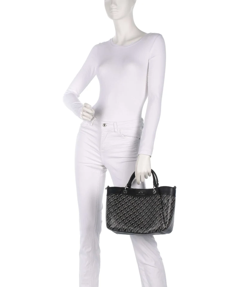 Armani Exchange Wave Monogram M Sac à main black