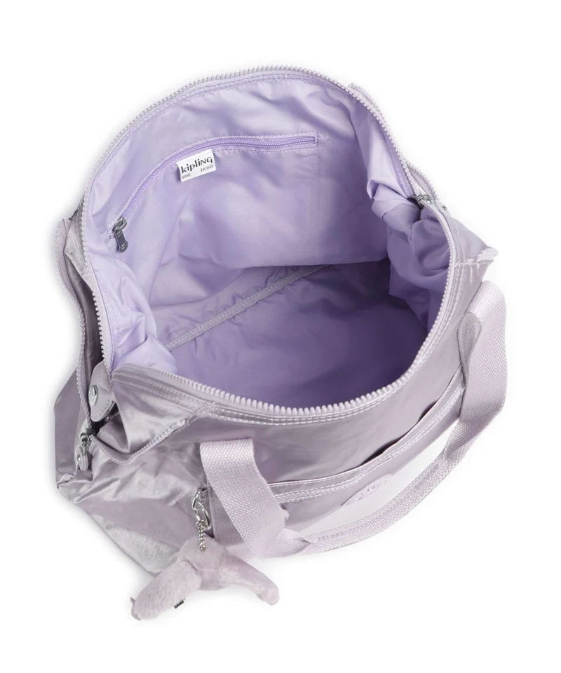 Kipling Basic Art Sac porté épaule lilac moon/metallic