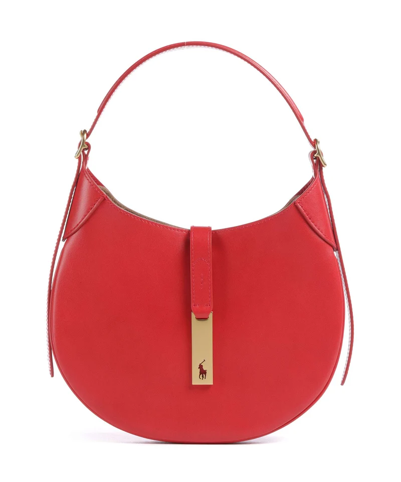 Polo Ralph Lauren ID Collection Small Sac porté épaule geranium red