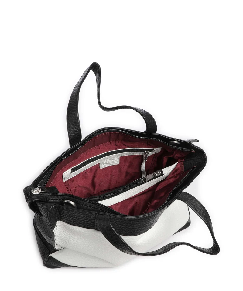 Voi Hirsch Jessi Sac à main schwarz/weiss