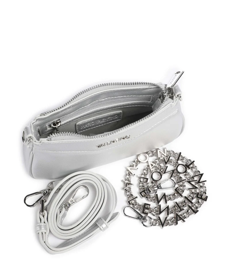 Valentino Bags Elly Sac porté épaule argento
