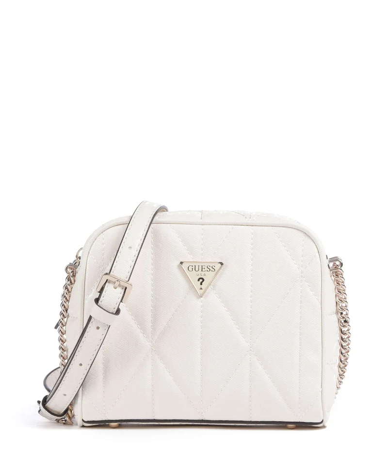 Guess Aldina G-Shine Sac bandoulière offwhite