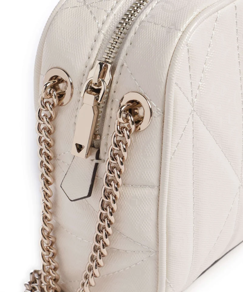 Guess Aldina G-Shine Sac bandoulière offwhite