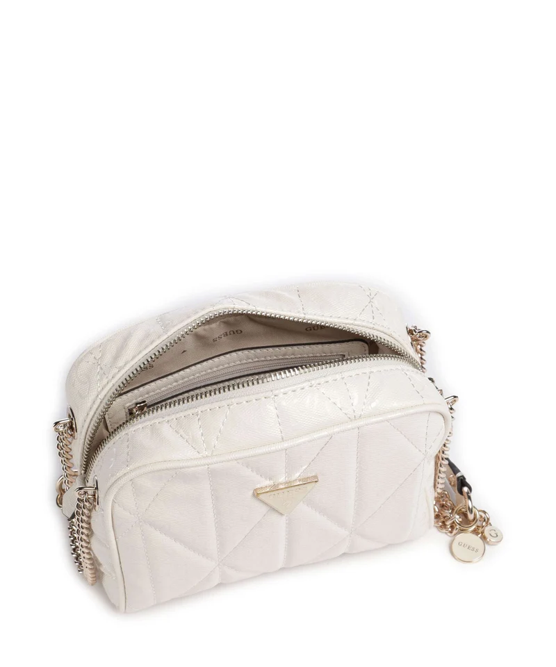 Guess Aldina G-Shine Sac bandoulière offwhite