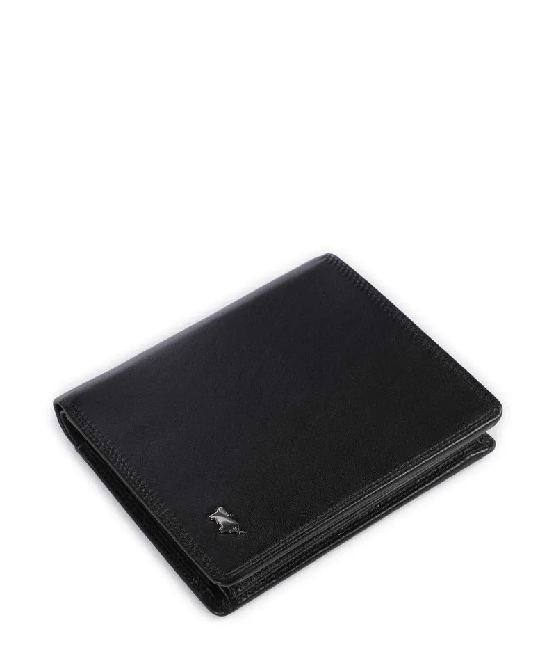 Braun Büffel Golf Portefeuille schwarz