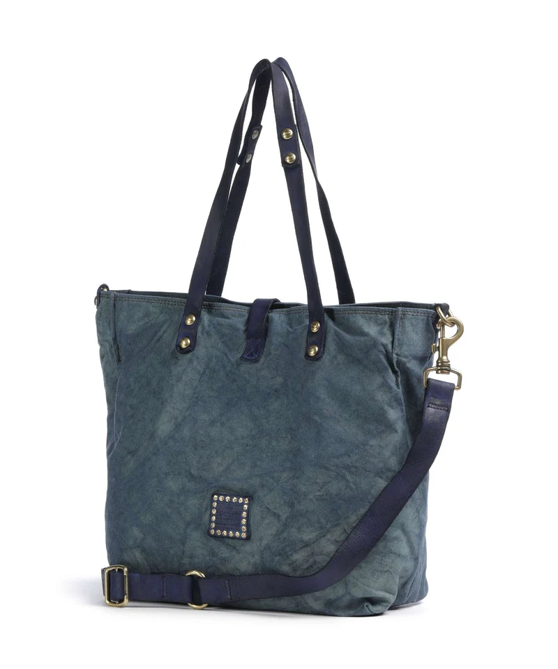 Campomaggi Cabas beige/iris ghiaccio