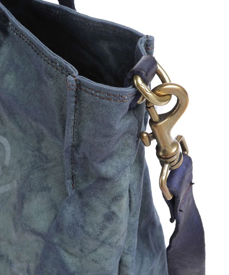 Campomaggi Cabas beige/iris ghiaccio