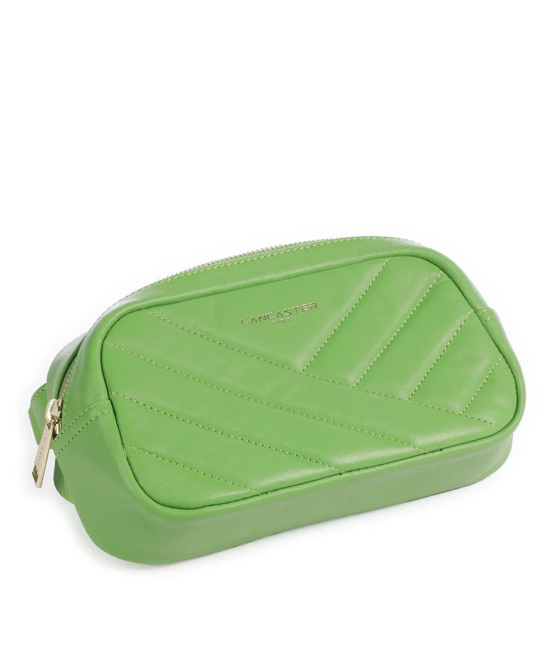 Lancaster Soft Matelassé Sac banane vertmouss
