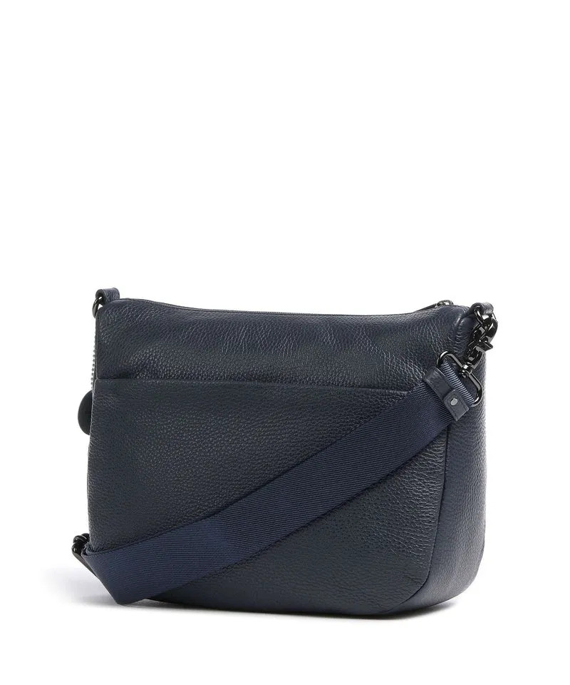 Mandarina Duck Mellow Leather Sac bandoulière dress blue