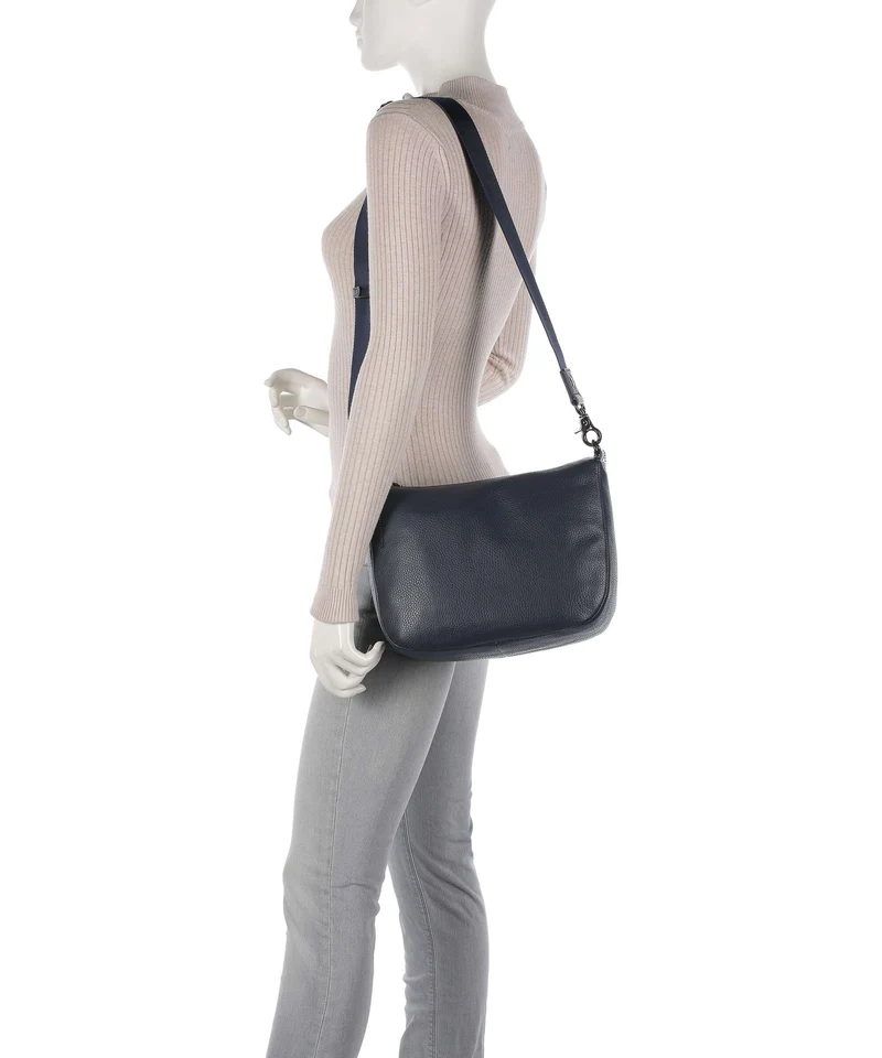 Mandarina Duck Mellow Leather Sac bandoulière dress blue