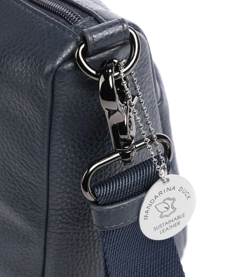 Mandarina Duck Mellow Leather Sac bandoulière dress blue