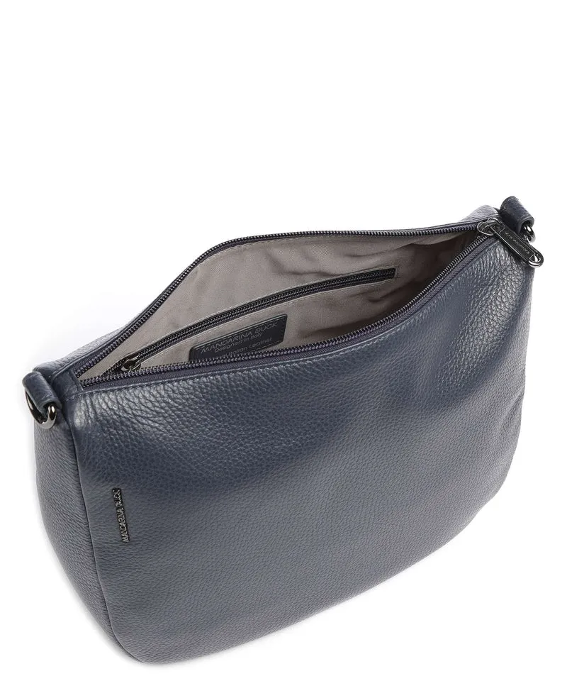 Mandarina Duck Mellow Leather Sac bandoulière dress blue