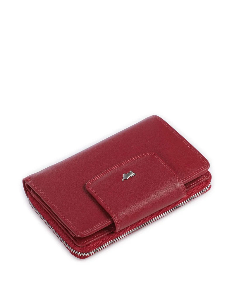 Braun Büffel Golf Portefeuille rot