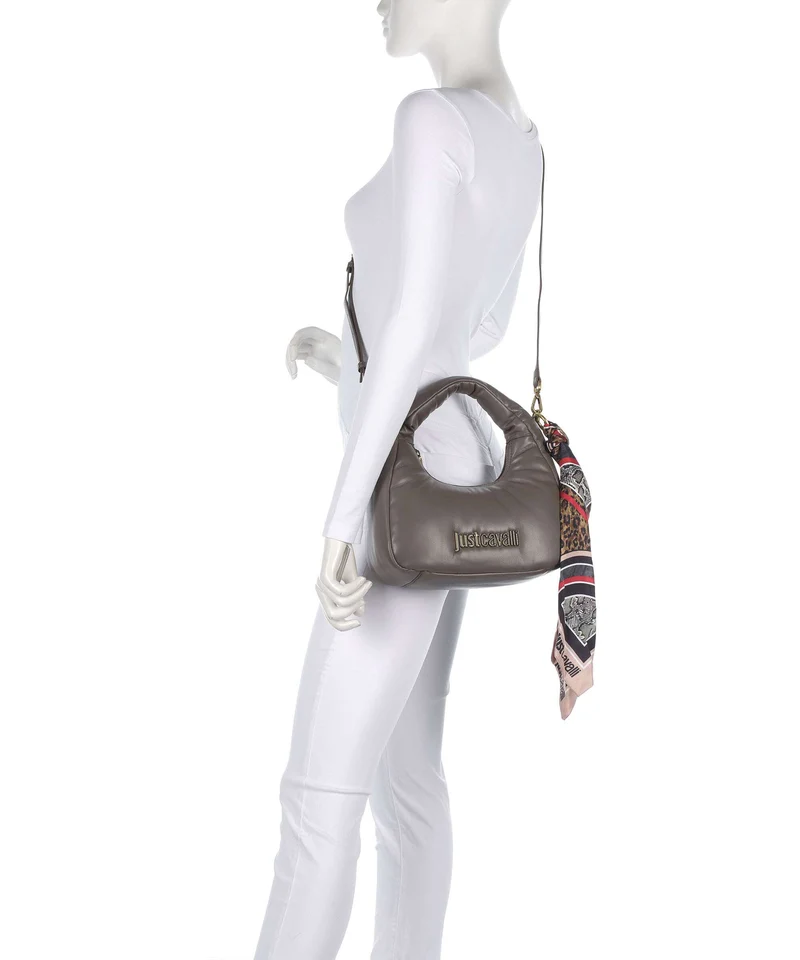 Just Cavalli Puffy Foulard Sac à main taupe