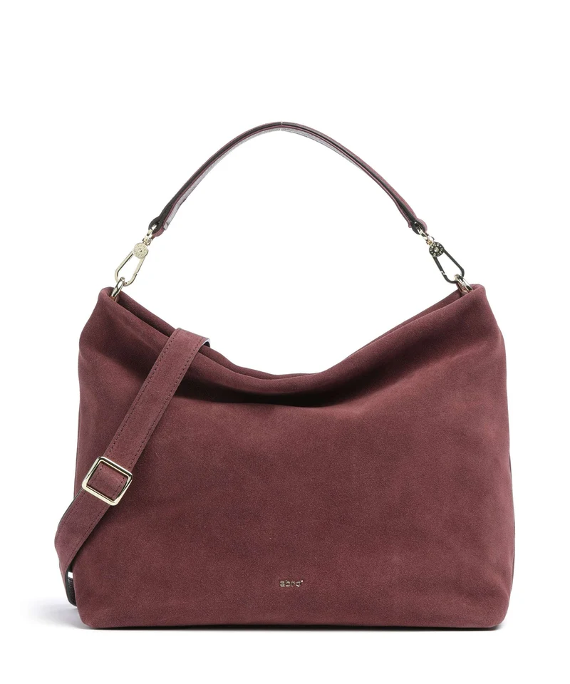 Abro Suede Kaia Sac fourre-tout bordeaux