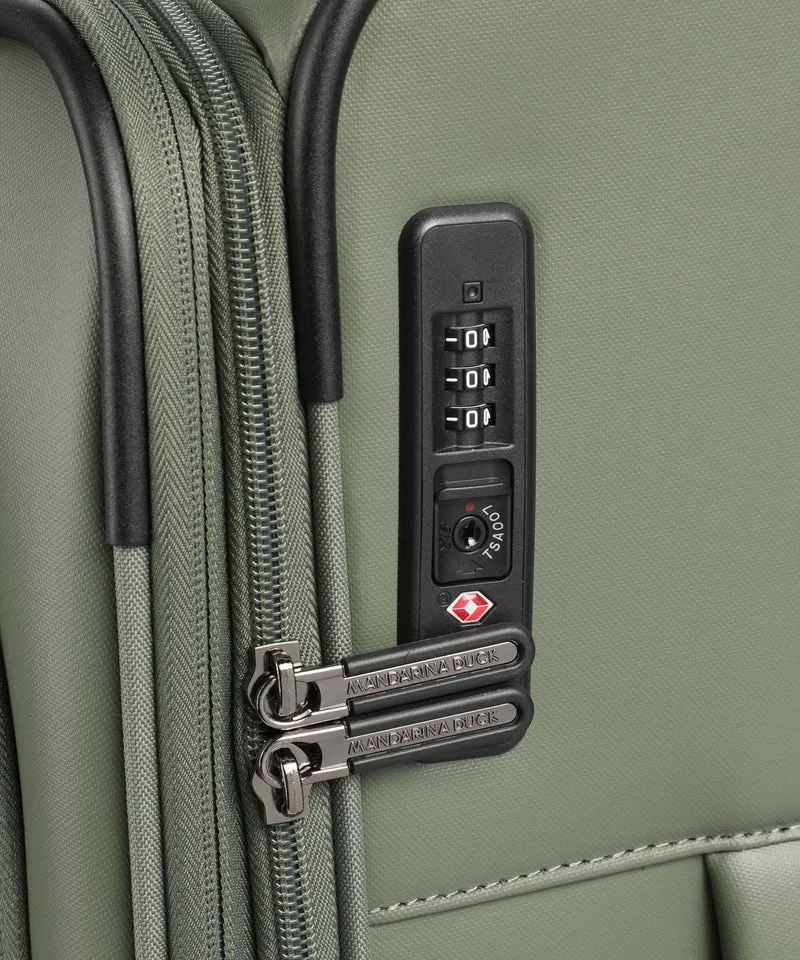 Mandarina Duck Coated Valise 4 roues pine green