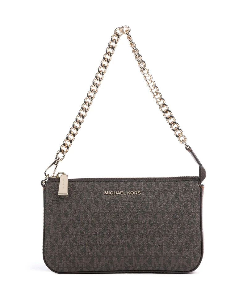 Michael Kors Jet Set Sac porté épaule brown