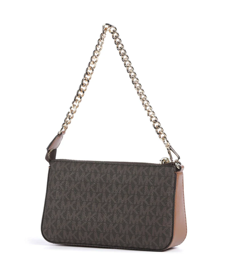 Michael Kors Jet Set Sac porté épaule brown