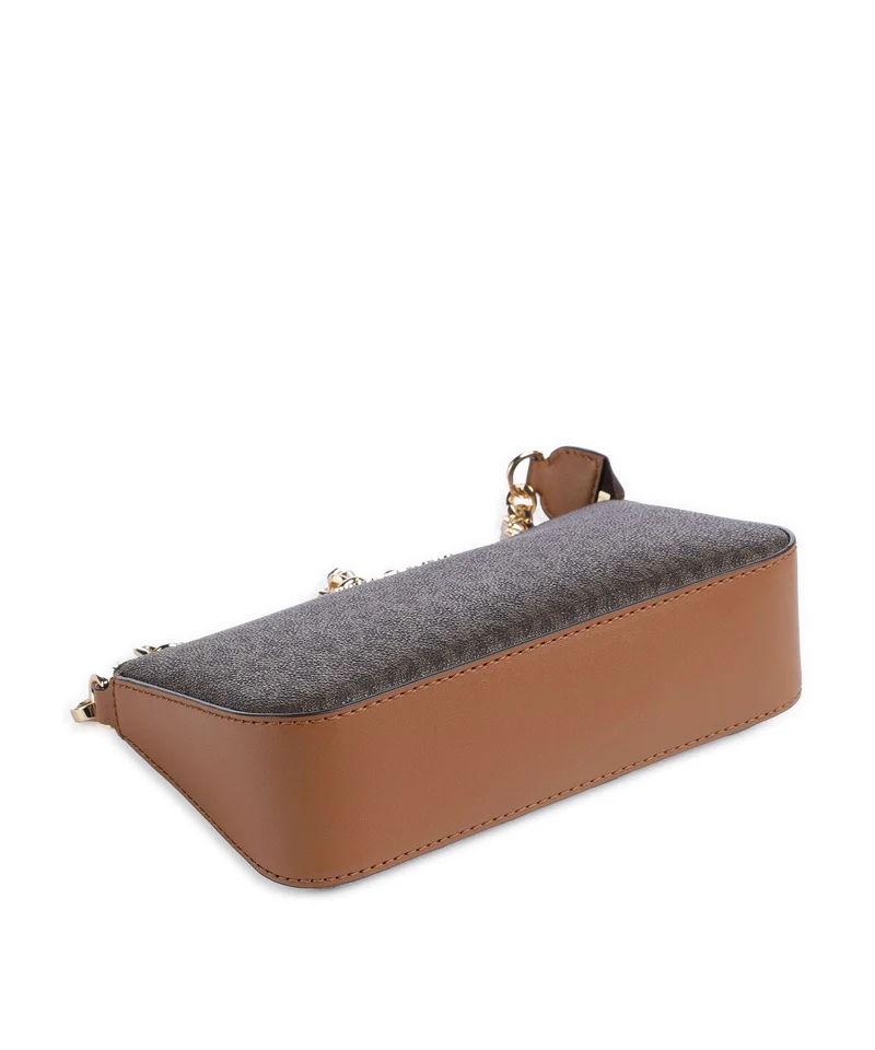 Michael Kors Jet Set Sac porté épaule brown