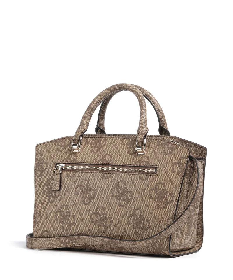 Guess Queensland Big 4G Logo Sac à main latte logo
