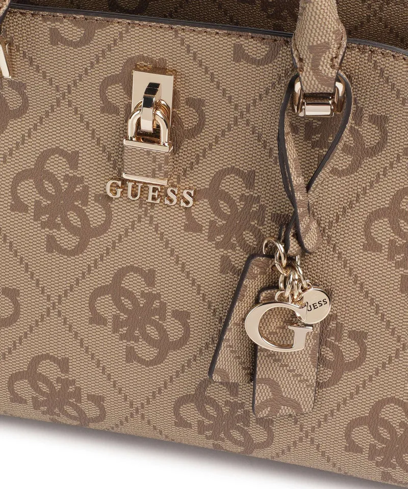 Guess Queensland Big 4G Logo Sac à main latte logo