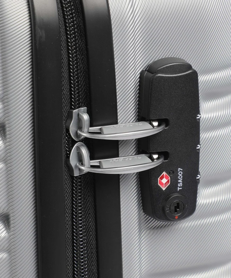 American Tourister Flashline Valise 4 roues sky silver
