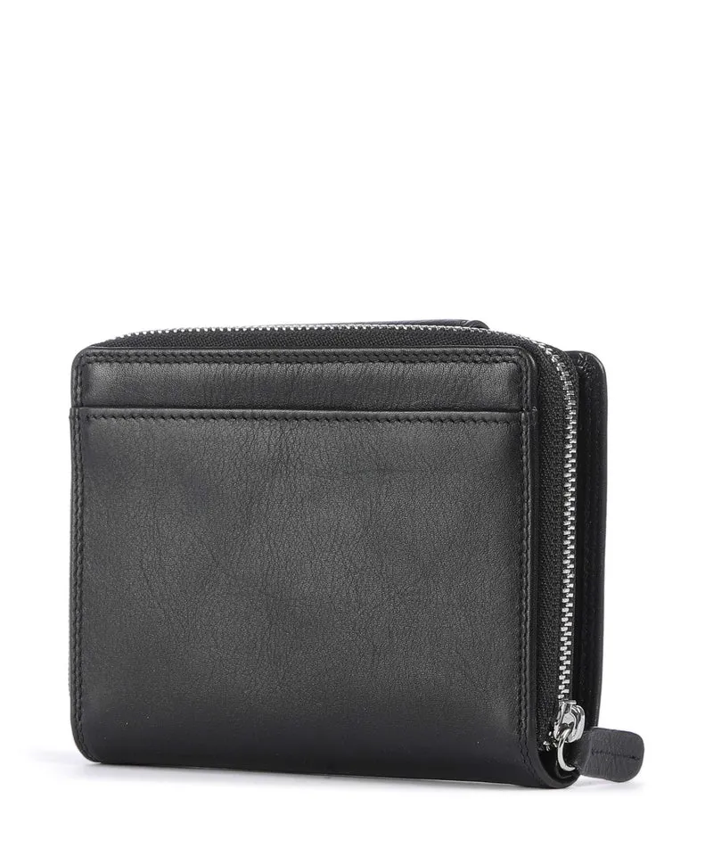 Braun Büffel Golf Portefeuille schwarz