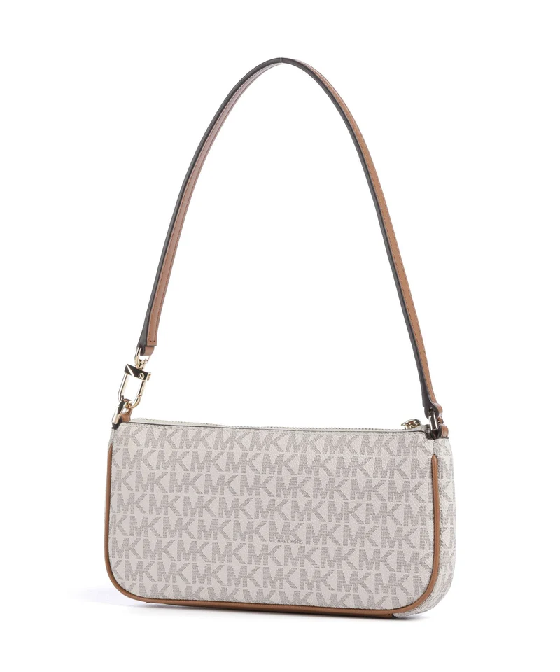 Michael Kors Zoe Sac porté épaule vanilla/acorn