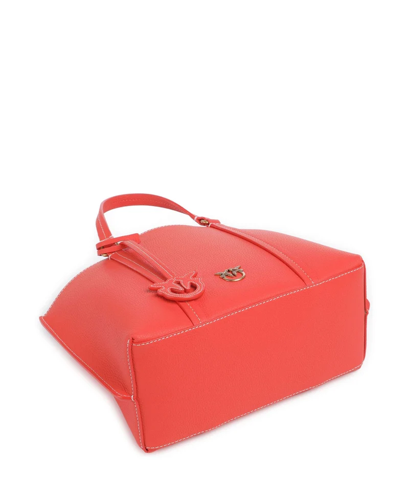Pinko Carrie Classic Sac à main rosso mandarino/antique gold