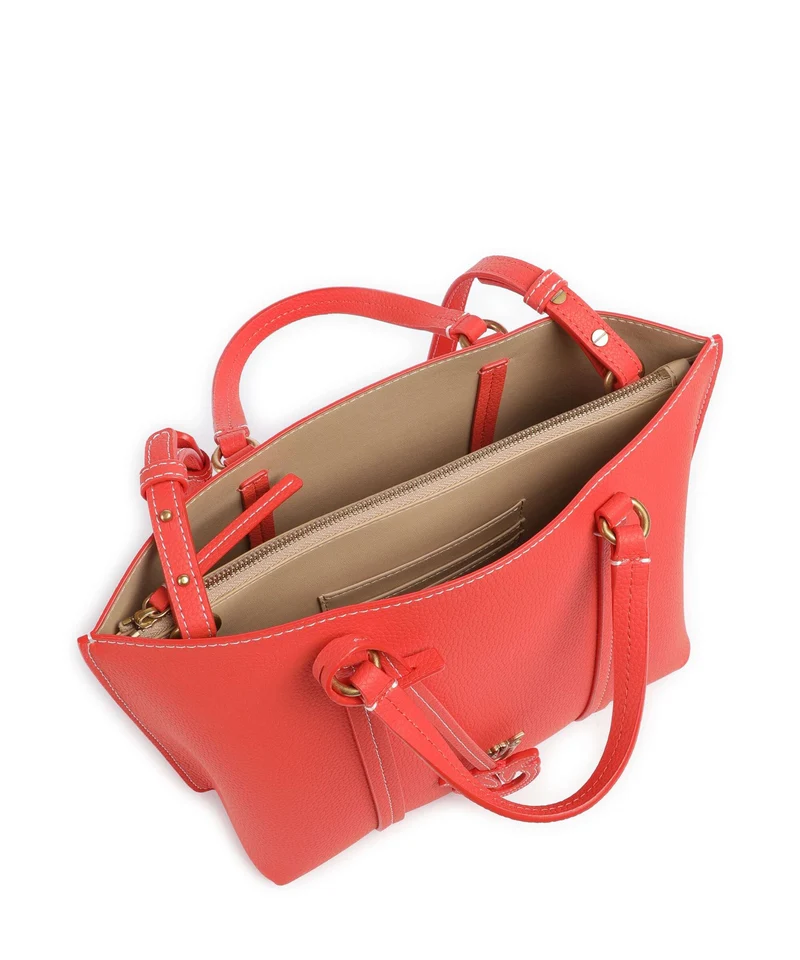 Pinko Carrie Classic Sac à main rosso mandarino/antique gold