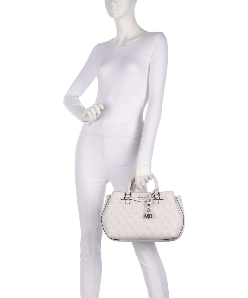 Guess Katya 4G Logo Sac à main white logo