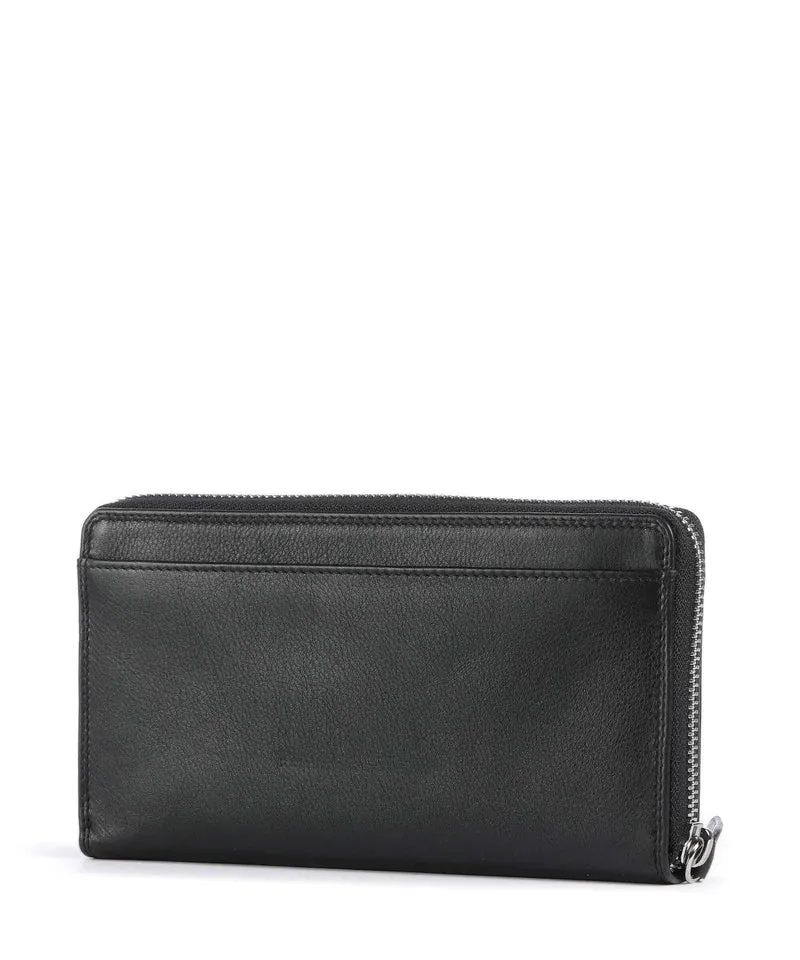 Braun Büffel Golf Portefeuille schwarz