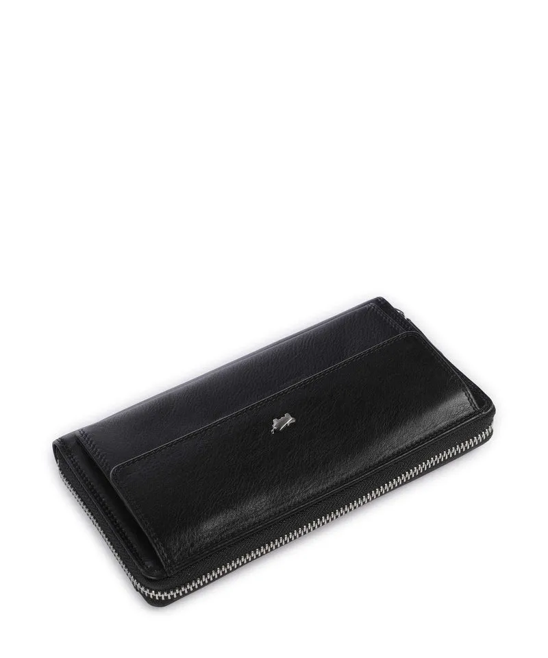 Braun Büffel Golf Portefeuille schwarz