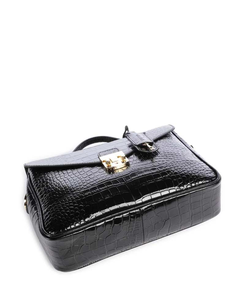 Maison Mollerus Croco Marly Sac bandoulière classic schwarz