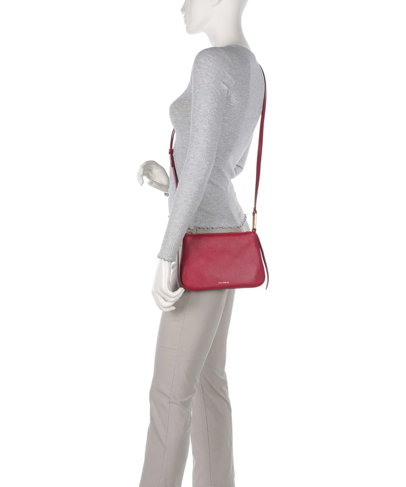 Coccinelle Magie Sac bandoulière sangria