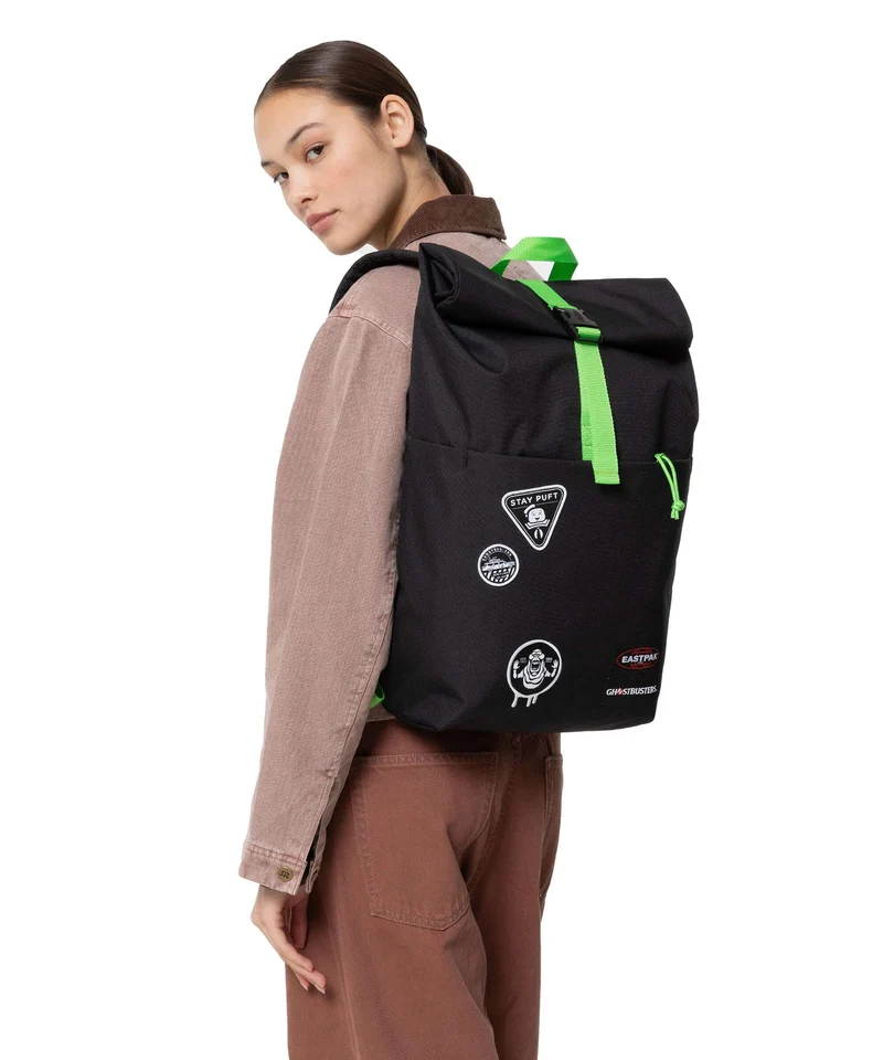 Eastpak Up Sac à dos roll-top patches