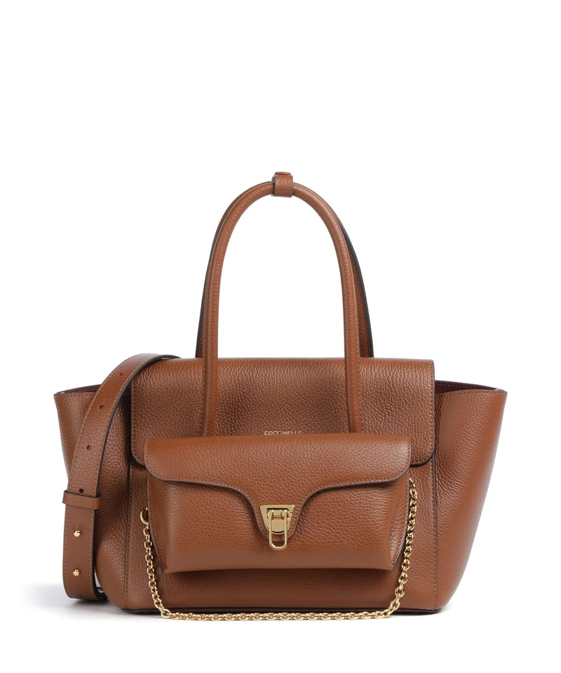 Coccinelle Beat Double Sac à main cognac